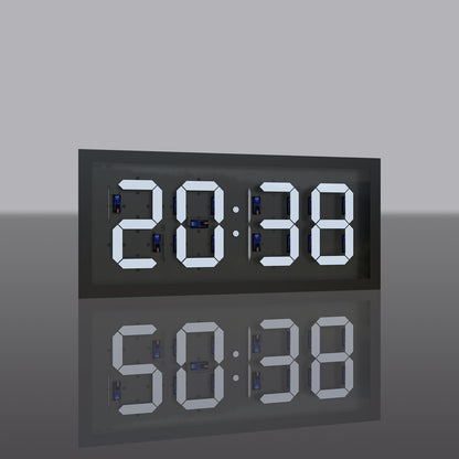 GeekMagic Servo Motor Clock, cyberpunk mechanical style, cool clock